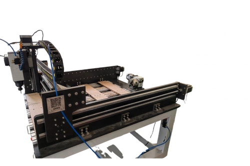 Majestic 1290 4-axis desktop CNC machine - compact tabletop router for prototyping